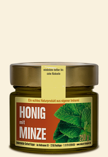 honig mit minze