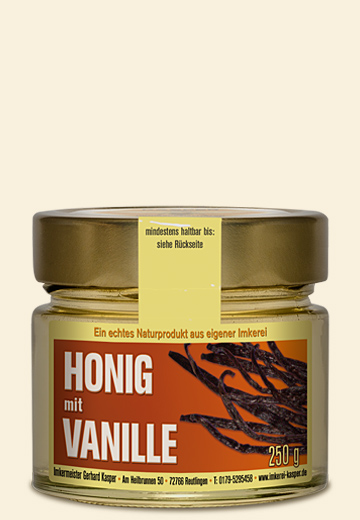honig mit vanille